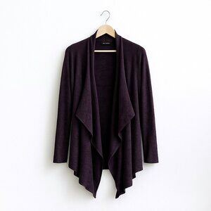 Barefoot Dreams Bamboo Chic Lite Calypso Wrap Cardigan L/XL Purple Waterfall